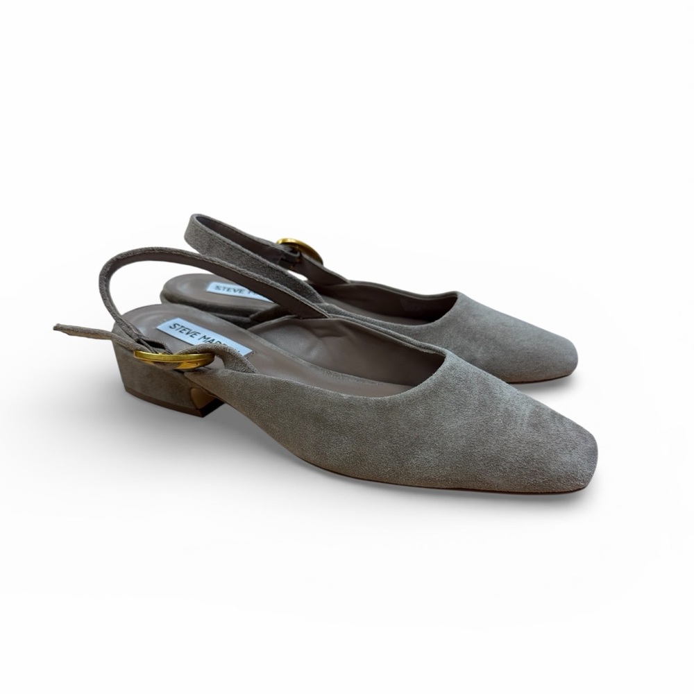 Steve‎ Madden Taupe Slingback Heels